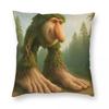 Federa Cuscino Ballerina Cappucina Meme Brainrot Italiano Federa in Poliestere Stampata Copricuscino Decorativo per Divano Casa