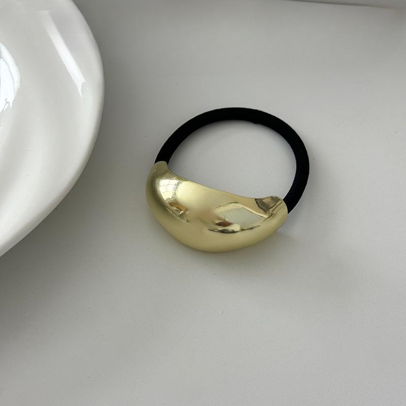 Korean Fashion Metal Irregular Double-Layer Hair Bands Ropes Women Headband Elastic Hairband Ponytail Holder Hair Accessories