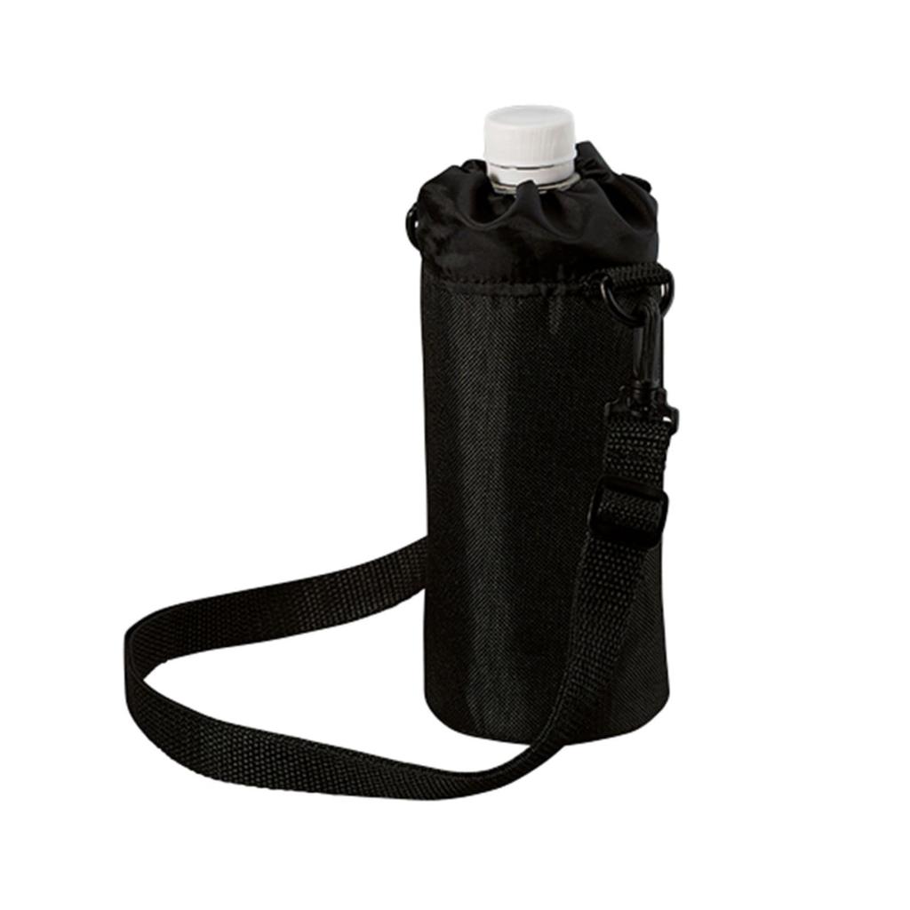 Insulated Pet Bottle Holder with Shoulder Pet Bottle Water Bottle Thermal Insulation Strap, Cover, Cover, (Black)