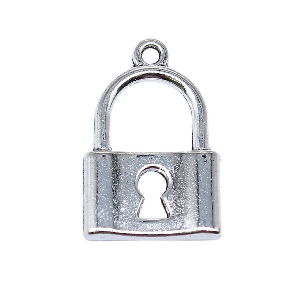 Key Charms Multi Color Alloy Locks Pendants For Romantic Themed Jewelry
