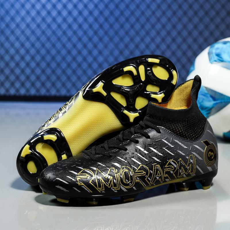 New Arrival Men's Professional Indoor Outdoor Sports Football Boots Comfortable Cleats Plus Size 47 48 Cheap for Summer Exercise