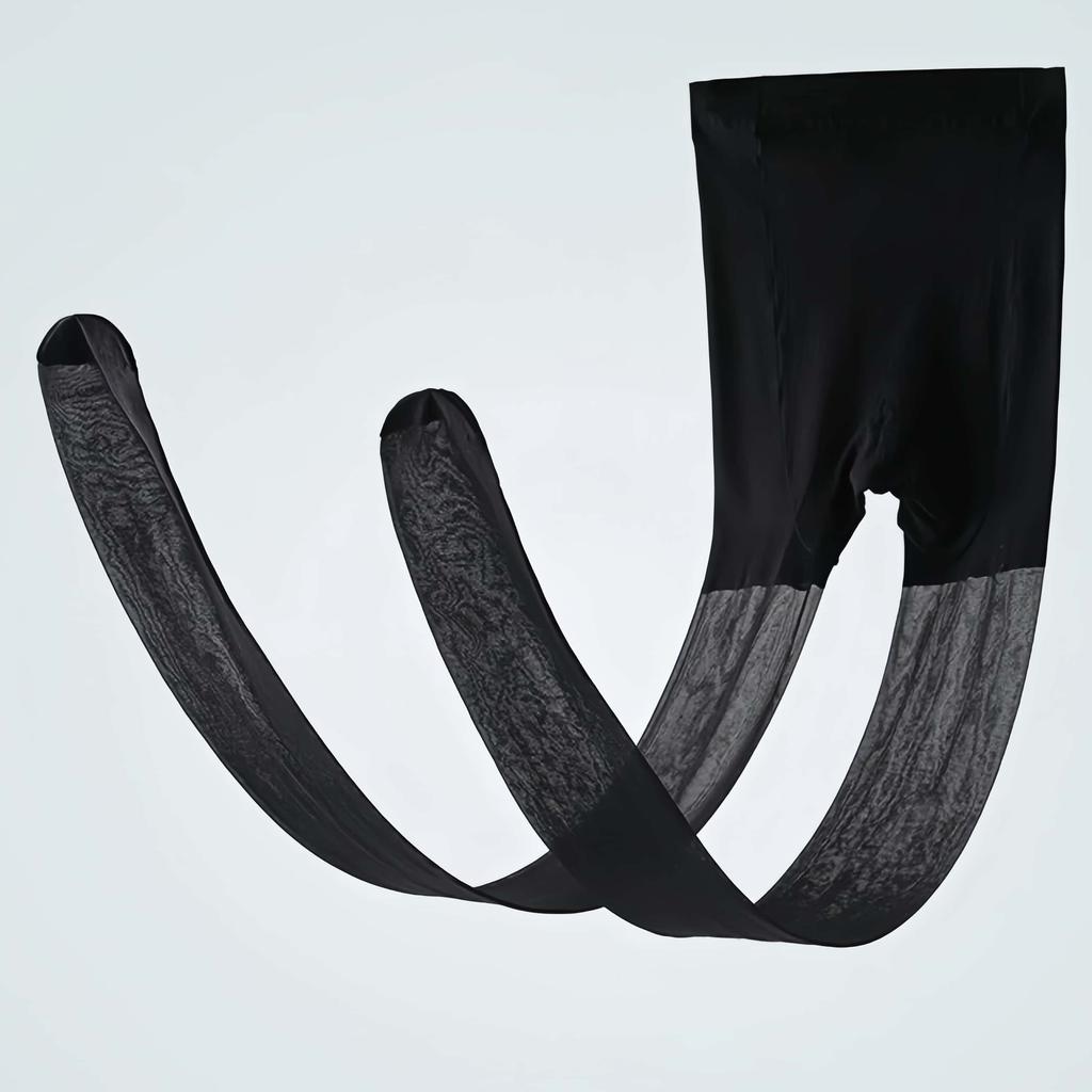 15D Open Crotchless Pantyhose Women Plus Big Size High Stretch Sexy Nylon Large Tights Stockings Panty-hose Spring Autumn Black White 2XL 4XXXL 5XL