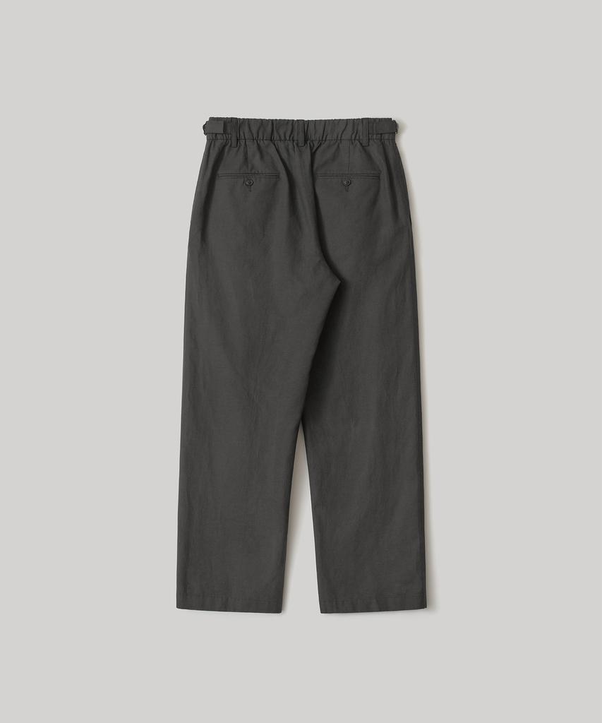 ANOTHER OFFICE Santiago Linen Pants Flexible (Almost Black)