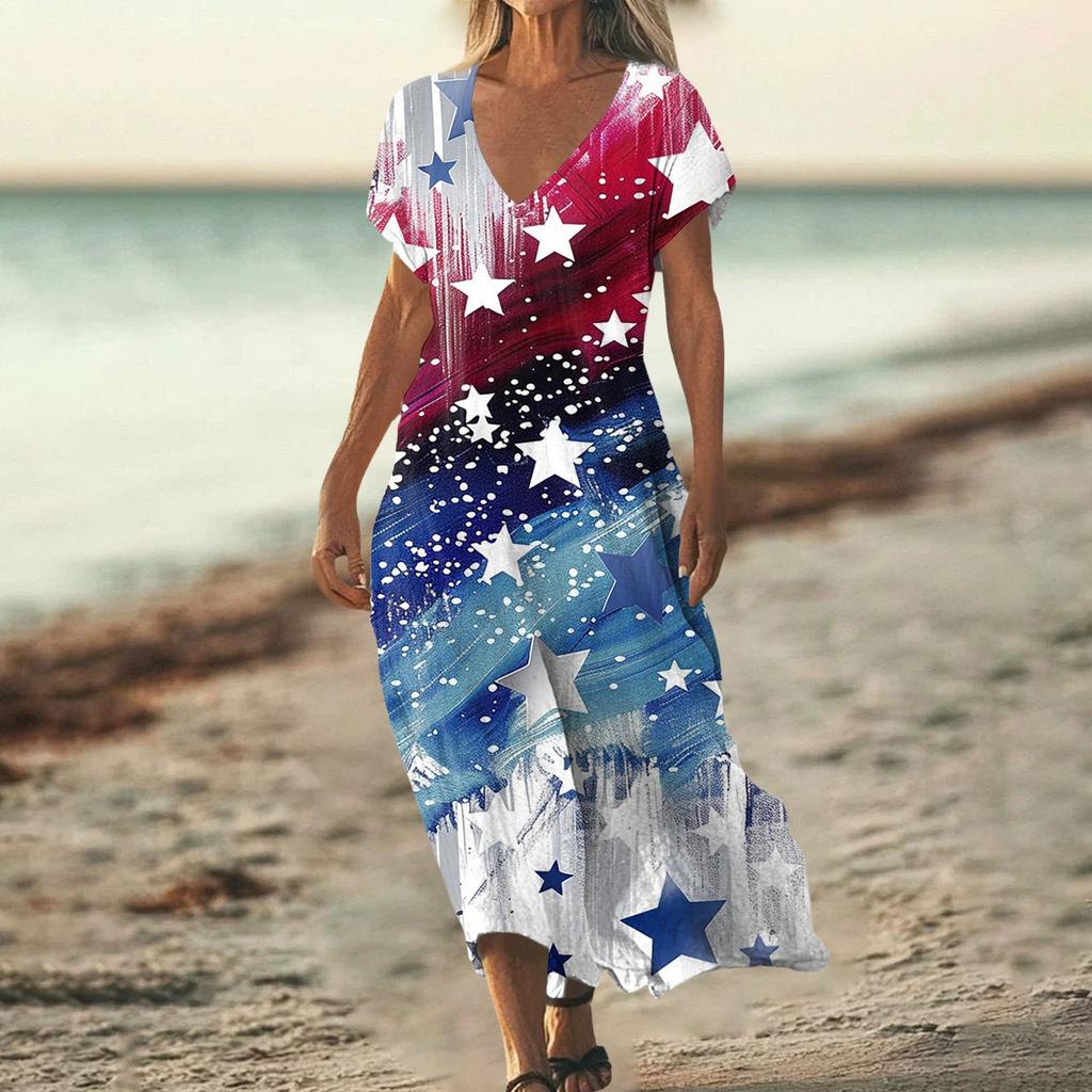 Flag Dress for Women 4Th Of July Dresses for Women Patriotic Dress for Women Dress for Women Flag Dress