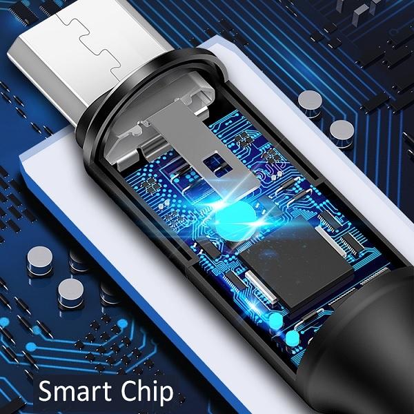 Usams Kabel Pleciony U5 2A Micro Usbczerwony/Red 1,2M Sj224Usb02 (Us-Sj224)