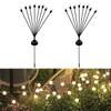 Outdoor Solar Lights LED Fairy Firefly Lawn Lamp Garden Summer Camping Party Wedding Holiday Yard Atmosphere Decoration
