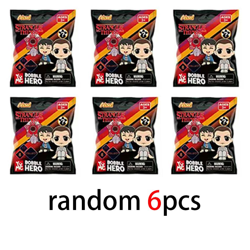 24 Stück Anime Strangers Things Figur Jane Ives/Will Byers/Mike Wheeler Blind Box Actionfigur Cosplay Ornament Figuren Spielzeug Geschenk