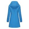 BRIGHT DEER Women’s Waterproof Trench Coat Hooded Windcheater Long Sleeves Zip Up Casual Wear for Autumn Winter Outdoor Sports