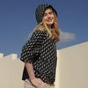 Lipbbam Printed Uv Hood Wind Jacket Ss Ljs001