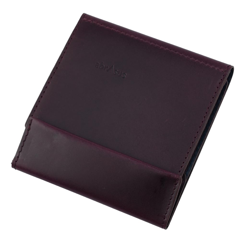 

Thin Wallet Buttero Leather Edition Thin Wallet Made in Japan Genuine Leather Purple [Abrasas] Men s фіолетовий