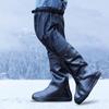 2x Waterproof Wear-resistant High-tube Motorcycle Rain Boot Covers Outdoor Shoes