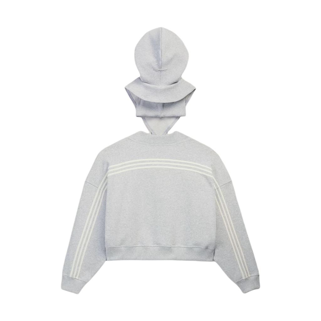 adidas Originals X Bad Bunny Collaborazione Felpa con Cappuccio a Maniche Lunghe a Righe Vestibilità Larga Uomo felpe KF1798