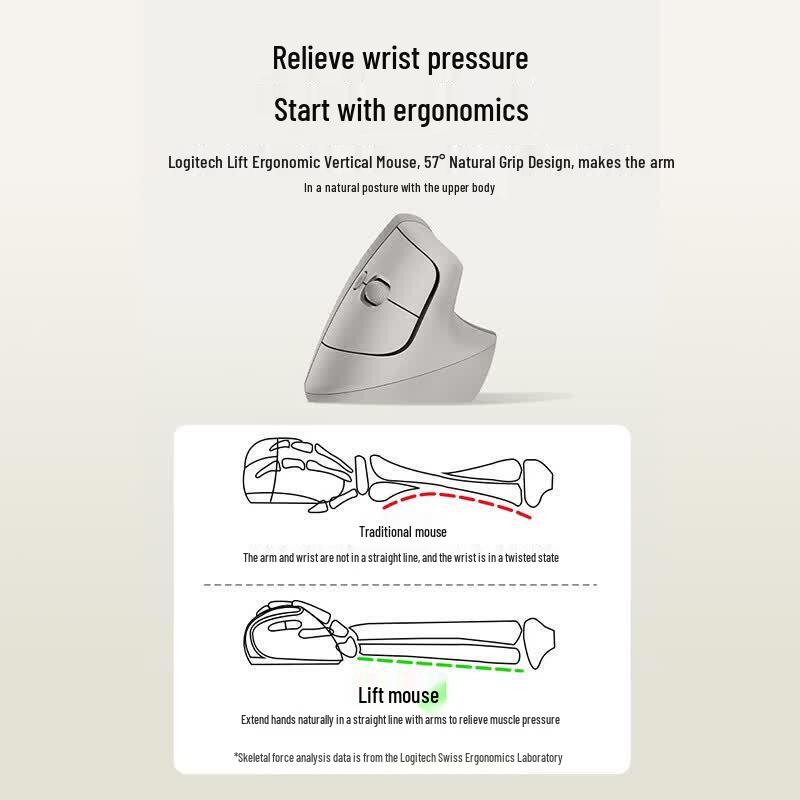 Logitech Lift Ergonomic Vertical Mouse