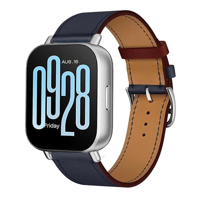 Leather Bracelet Loop For Realme Watch 5 Wrist Strap Accessories 22mm Correa For Realme Watch S2/3 3Pro S SPro/2 2 Pro Watchband