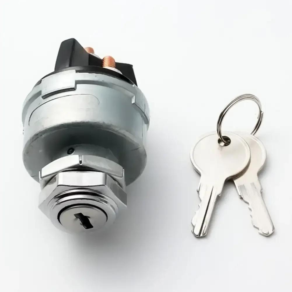 4-pozycyjny uniwersalny kluczyk zapłonowy samochodowy z kluczykami 12 V, Acc/Off/IGN, Start do ciągnika, wózka widłowego, tuningu ciężarówek, samochodów ciężarowych i narzędzi