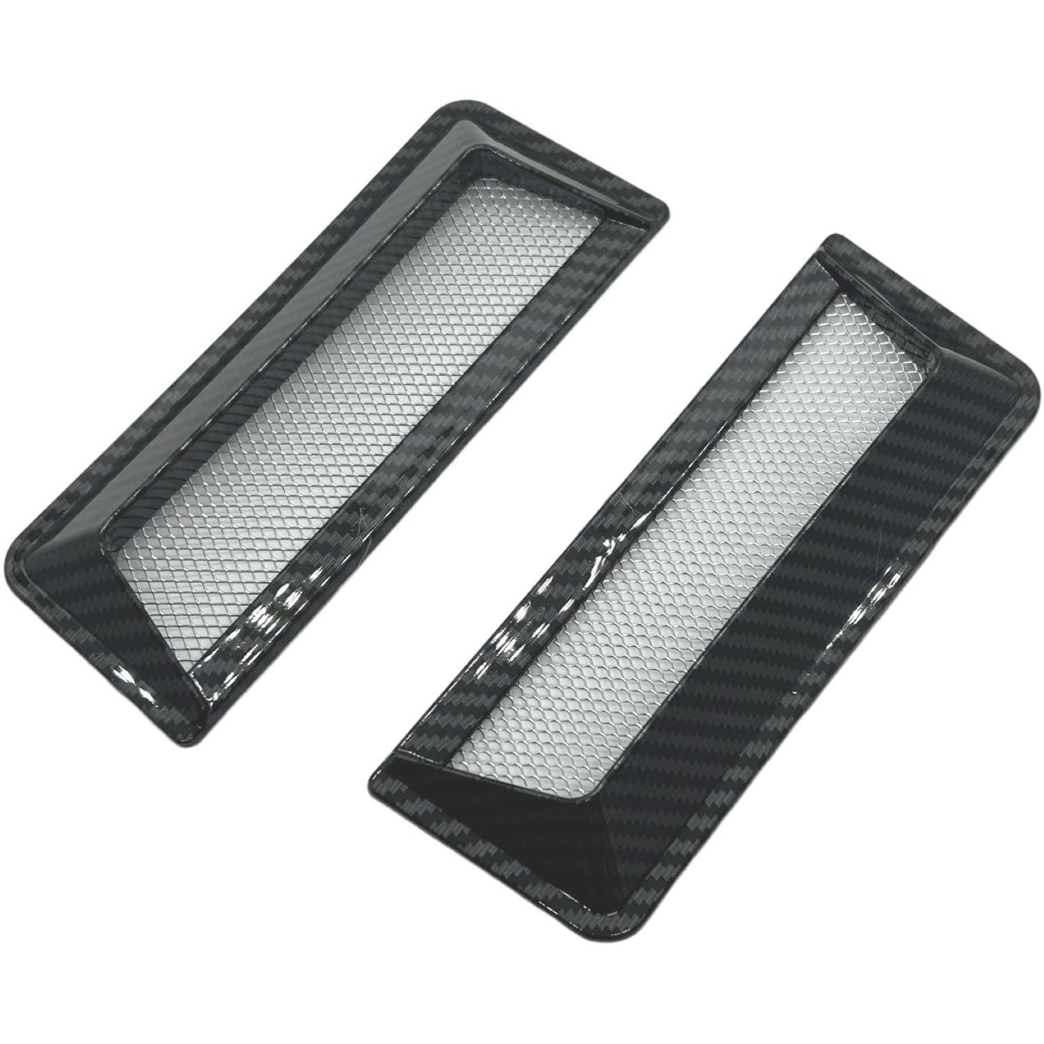 

FJmark Dummy Duct General Purpose Capnet Fender Aero Custom Dress Up Intake Parts Lightweight ABS Left and Right Set of 2 (Стиль «Углерод»)