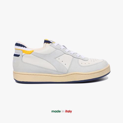 Diadora Mi Basket Low Forty Knit Italy WHITE D4353HSP01WHT