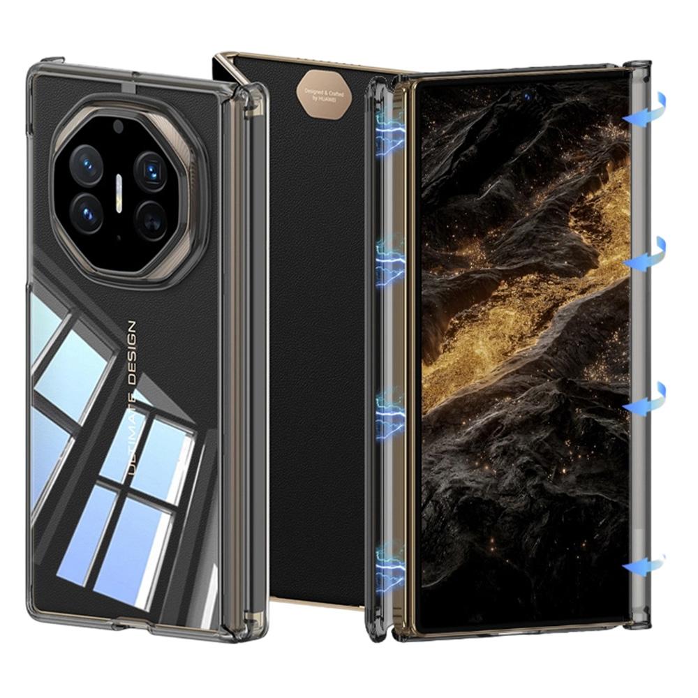 GKK For Huawei Mate XT Ultimate/XTs Ultimate Case Magnetic Hinge Design Clear TPU Phone Cover