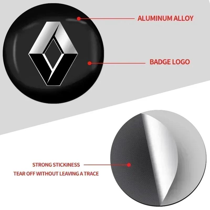 4pcs 56mm Car Wheel Center Hub Cap Badge Emblem Decal Wheel Sticker For Renault Megane 2 3 Duster Logan Clio 4 Scenic 2 Captur Z999