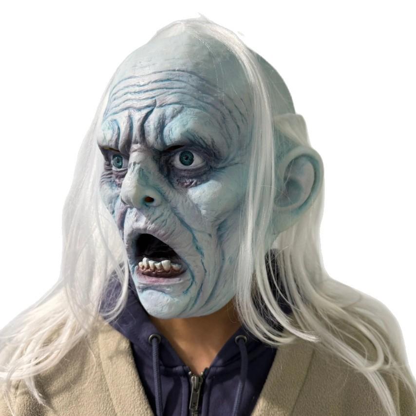 Horror Male Ghost Latex Mask Halloween Festival Party Shopping Mall Event Live Broadcast Funny Headgear