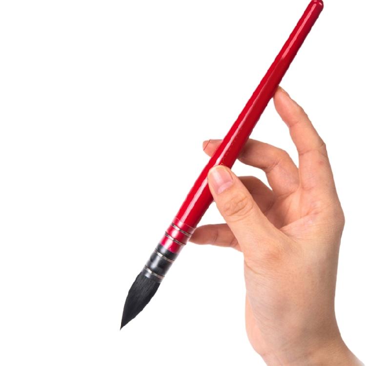 Watercolor Brush Wood Handle Nylon Bristles Liner Paint Brush for Fine Detailing Acrylic Watercolor Oil Art Painting