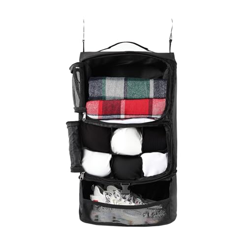 

TABITORA Hanging Storage Bag, Travel Pouch, Compression Pouch, Hanging Travel Closet, Inner Bag, Organizer for Clothing, Clothes, and More, Portable C