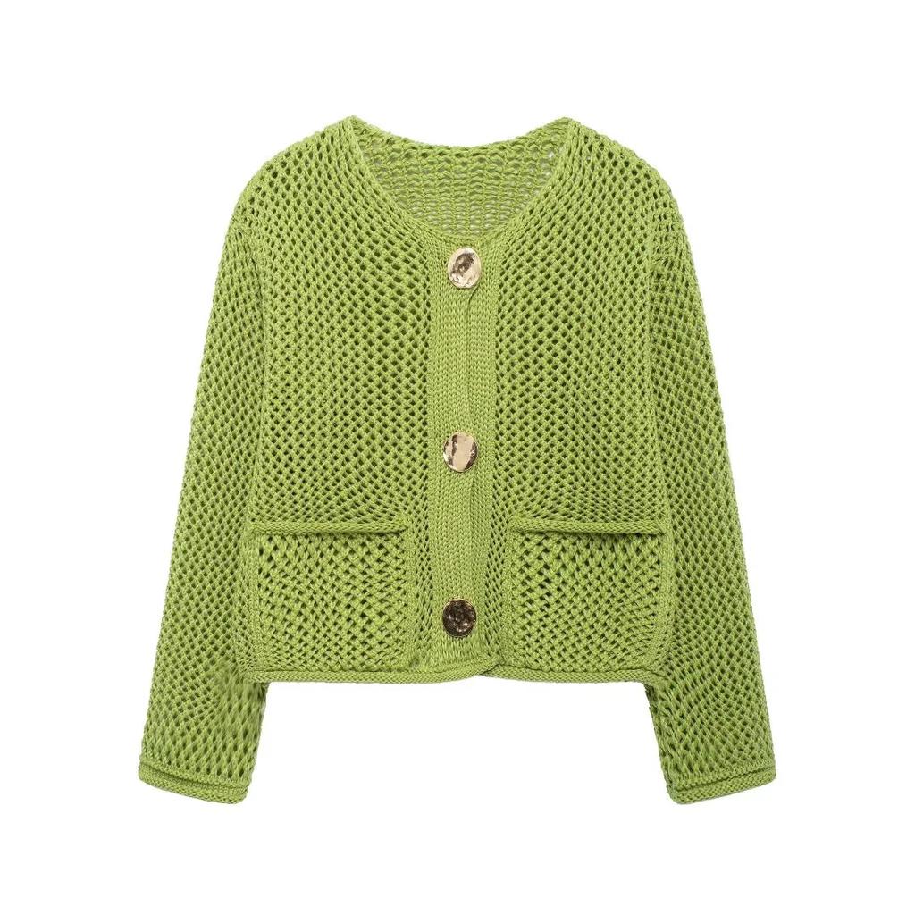 Autumn Winter Knitted Cardigans for Women Casual Button Long Sleeve Female Sweater 2024 Fashion Loose Lady Cardigans Coat