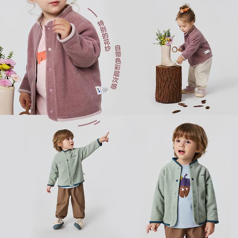 Minibala Kids' Anti-Static Fleece & Weather-Resistant Outerwear