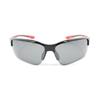 SEAGULL Polarized Sports Shiny Black Sunglasses, Half-Rim, SGB-4066-01,