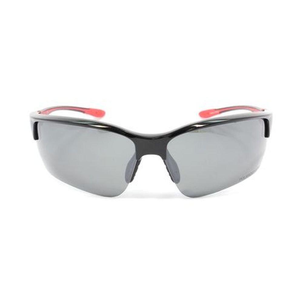 SEAGULL Polarized Sports Shiny Black Sunglasses, Half-Rim, SGB-4066-01,