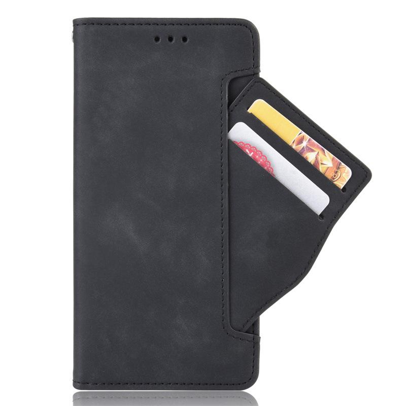 TCL 50SE Phone Leather Flip Case with Multi-Card Slots for TCL 505 4G/XE.