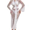 Sex Underwear Women's Light Luxury Sexy Hollow Temptation Lace Pajamas Nightgown Set