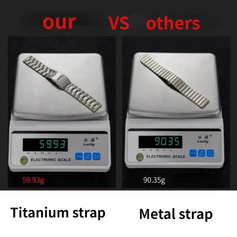 Titanium Strap for Samsung Galaxy Watch Ultra 47mm Smartwatch Lightweight Band Bracelet for Galaxy Watch 8 Ultra Belt Wristband