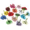 12/36/72/144Pcs Mini Stamen Flower Artificial Flowers Craft Fake Flowers For Wedding Bouquet Party Box Scrapbooking Decor