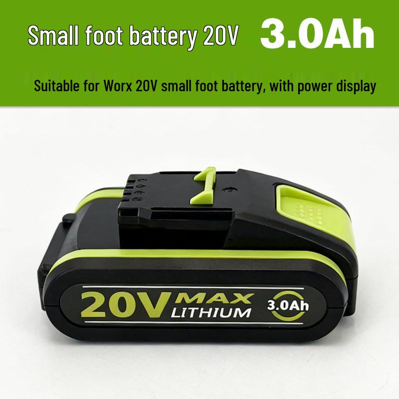WORX 20V Lithium Battery-Compatible Universal Electric Drill with Small Footplate for Power Tools, 3.0/2.0Ah.
