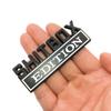 OTOKIT 1Pcs 3D Chrome Black Red Metal Emblem SHITBOX EDITION Badge Car Tail Side Sticker Accessories for Jeep Dodge Chrysler