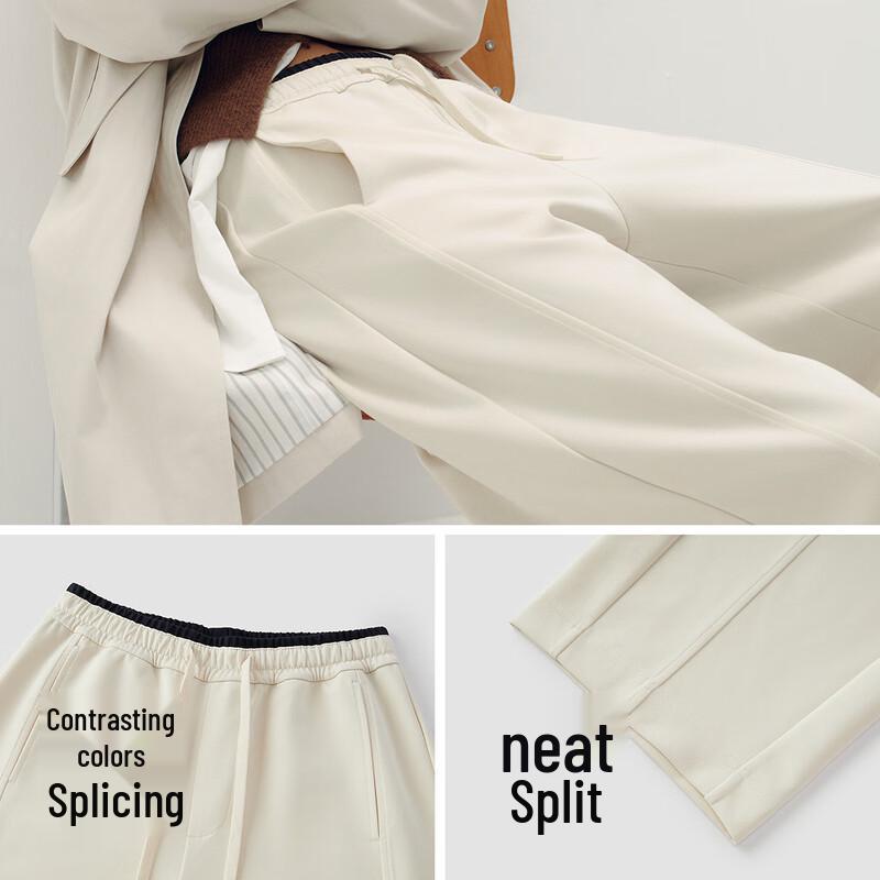 Semir Women's Soft Cotton Blend Tapered Casual Pants