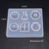 Cute Beads Cube Triangle Silicone Mold For Jewelry Earrings Pendant Making Resin UV Epoxy Resin Molds Crafts DIY Tool