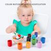 Balls In Cups Toy Wooden Sorter Game 12 Balls 30 Mm Age 1+ Color Sorting And Counting Preschool Learning Education