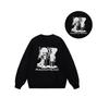 Nike Customizable Outdoor Breathable Artistic Design Urban Commuting Versatile Letter Logo Crewneck Sweatshirt BV2667-010(TEAM1061-26-30)