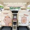 Car Seat Back Storage Bag, Hanging Bag, Car Seat Back Anti-kick Pad, Multi-functional and Cute In-car Storage Bag