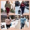 Plus Size Autumn and Winter Velvet Yoga Pants Women's High Waist Nine-point Fitness Winter Yoga Pants with Pockets