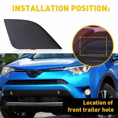 Abschlepphaken-Abdeckkappe für die vordere Stoßstange, passend für Toyota RAV4 2016 2017 2018