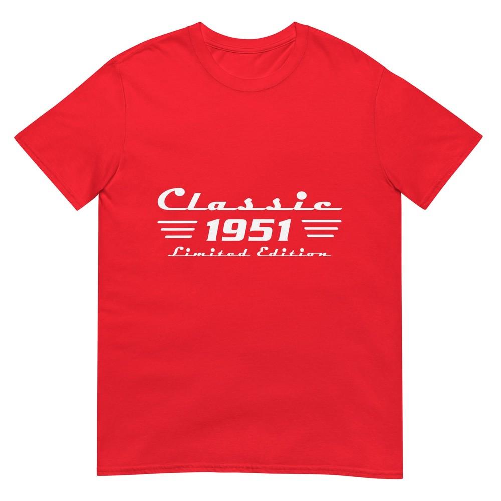 Classic 75 Birthday Decorations Unisex 75yr 1951 75th Birthday Tshirt S
