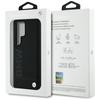 BMW Leather Big Wordmark Case for Samsung Galaxy S25 Ultra Black