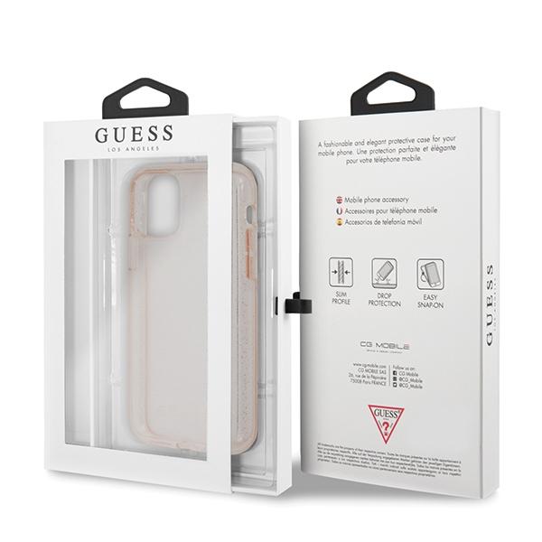 Guess Guhcn58Pcglpi Iphone 11 Proróżowy/Pink Hard Case Glitter
