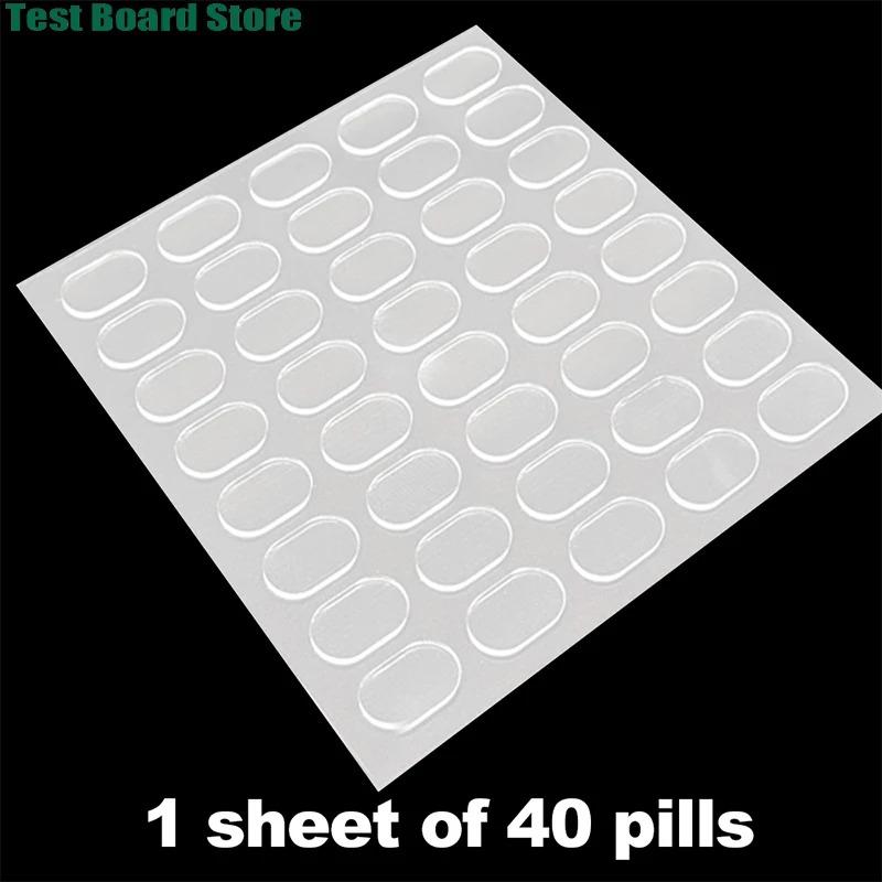 Double Sided Gel Glue Pad Adhesive Dots Fastener Strong Oval Self Adhesive Tape DIY Action Figures Carpet Poster Fixing Tape Pad