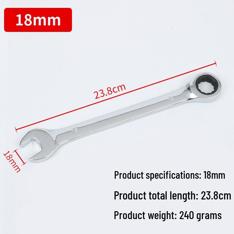 Multifunctional Double-End Ratchet Wrench for Auto Repair