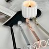 18cm Candle Wick Scissors Clip Stainlesss Steel Candle Core Trimmer DIY Candle Making Kit Tools Party Gifts Black Rose Gold