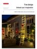 LED Santa Claus Climbing Ladder Hanging Lights - Waterproof Outdoor Christmas Decoration